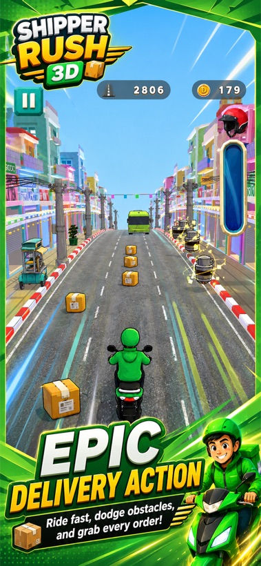 Epic delivery action gameplay
